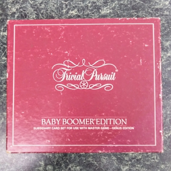 1983 Trivial Pursuit Baby Boomers Edition Subsidiary Card Set - Picture 1 of 5